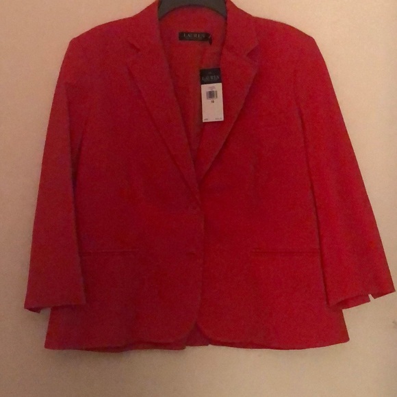 Red Ralph Lauren blazer - Picture 2 of 4